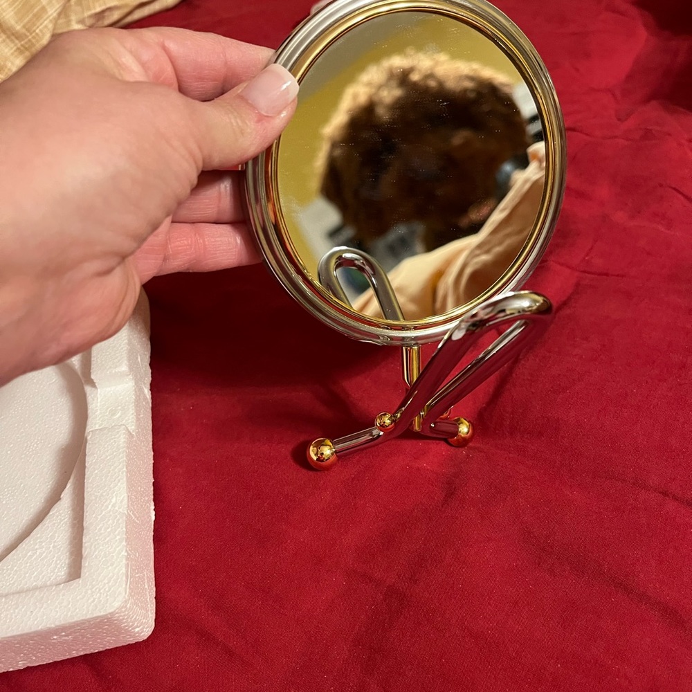 Vintage Folding Mirror